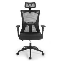 Cadeira De Escritório Ergonômica Imperial Com Apoio De Cabeça E Relax - Preto - 5