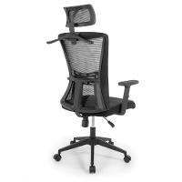 Cadeira De Escritório Ergonômica Imperial Com Apoio De Cabeça E Relax - Preto - 7
