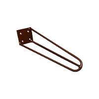 Kit 16 Pés De Metal 30 Cm Mesa De Canto Rack E Puffs Bronze