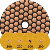 Kit 4 Disco Lixa Polimento A Seco Mármore 10 Cm Grão 200 - 1