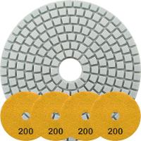 Kit 4 Disco Lixa Polimento úmido Mármore 10 Cm Grão 200 - 1