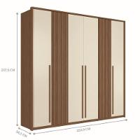 Conjunto De Quarto Anhanguera Jatoba Areia - 2