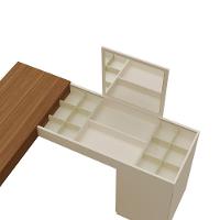 Escrivaninha Penteadeira Andromeda Freijo Off White - 5