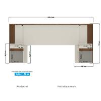 Conjunto Quarto Completo Veneza Jatoba Areia