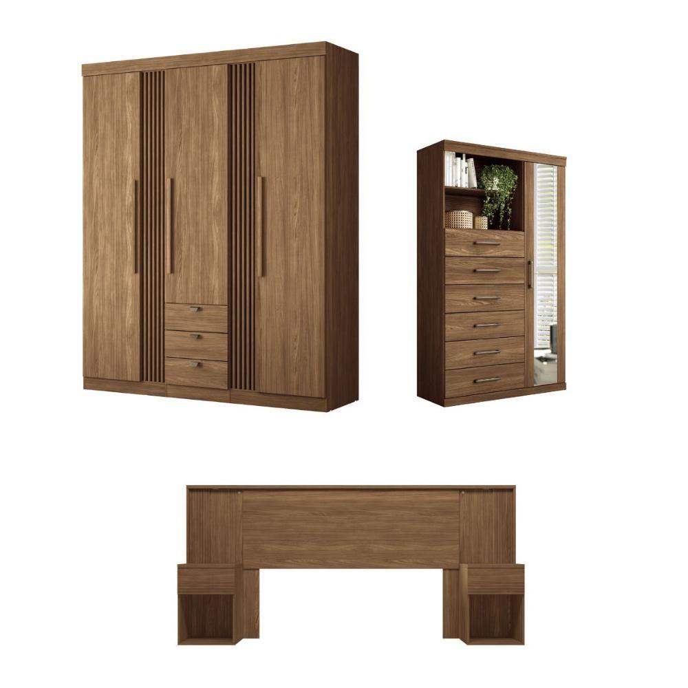 Conjunto Quarto Completo Pequim Jatoba - 1