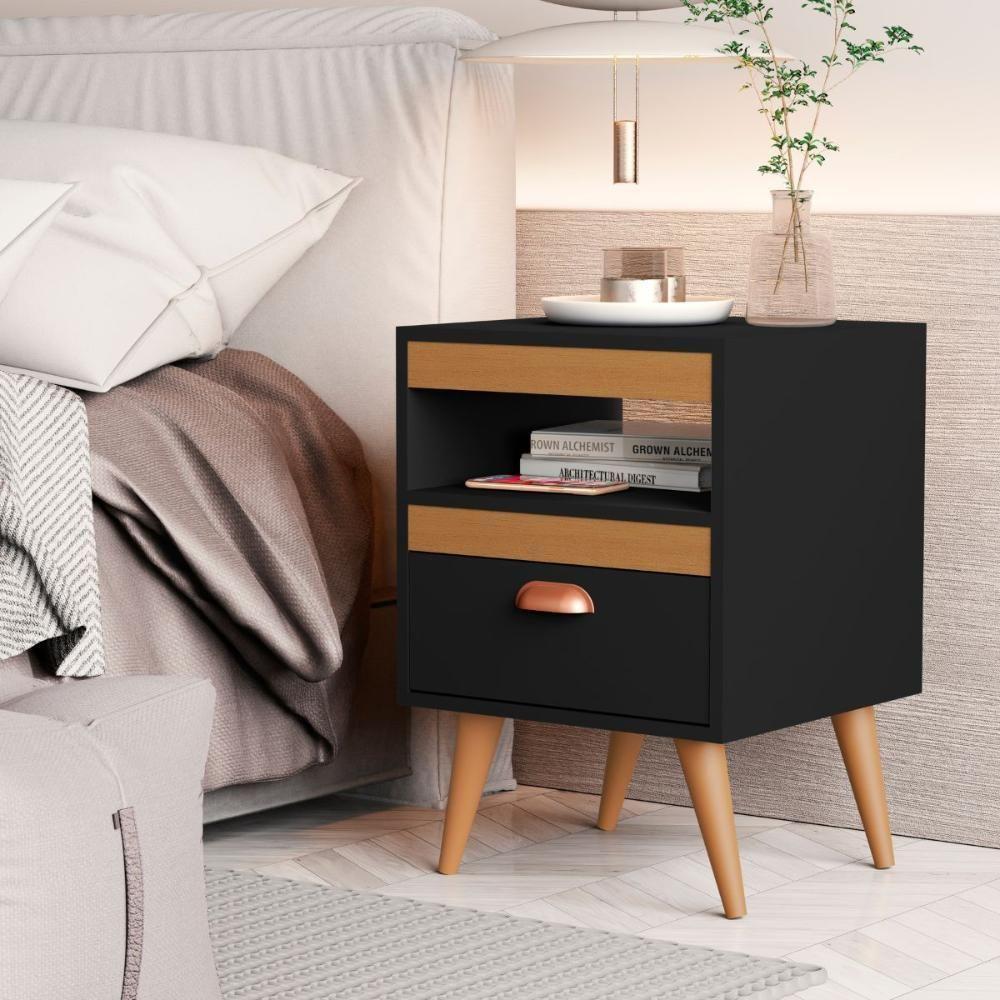 Kit Mesa Apoio 2 Unidades Impéria Preto Ype - 3