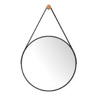 Espelho Orvalho 80 Cm Com Alça Preto - 2