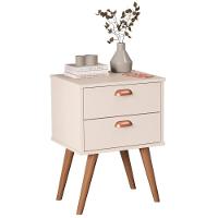 Mesa Apoio 2 Gavetas Lanciano Off White - 2
