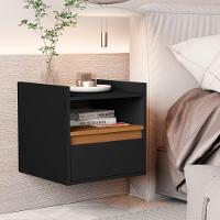 Mesa De Apoio Suspensa Iglesias Preto Nature - 1