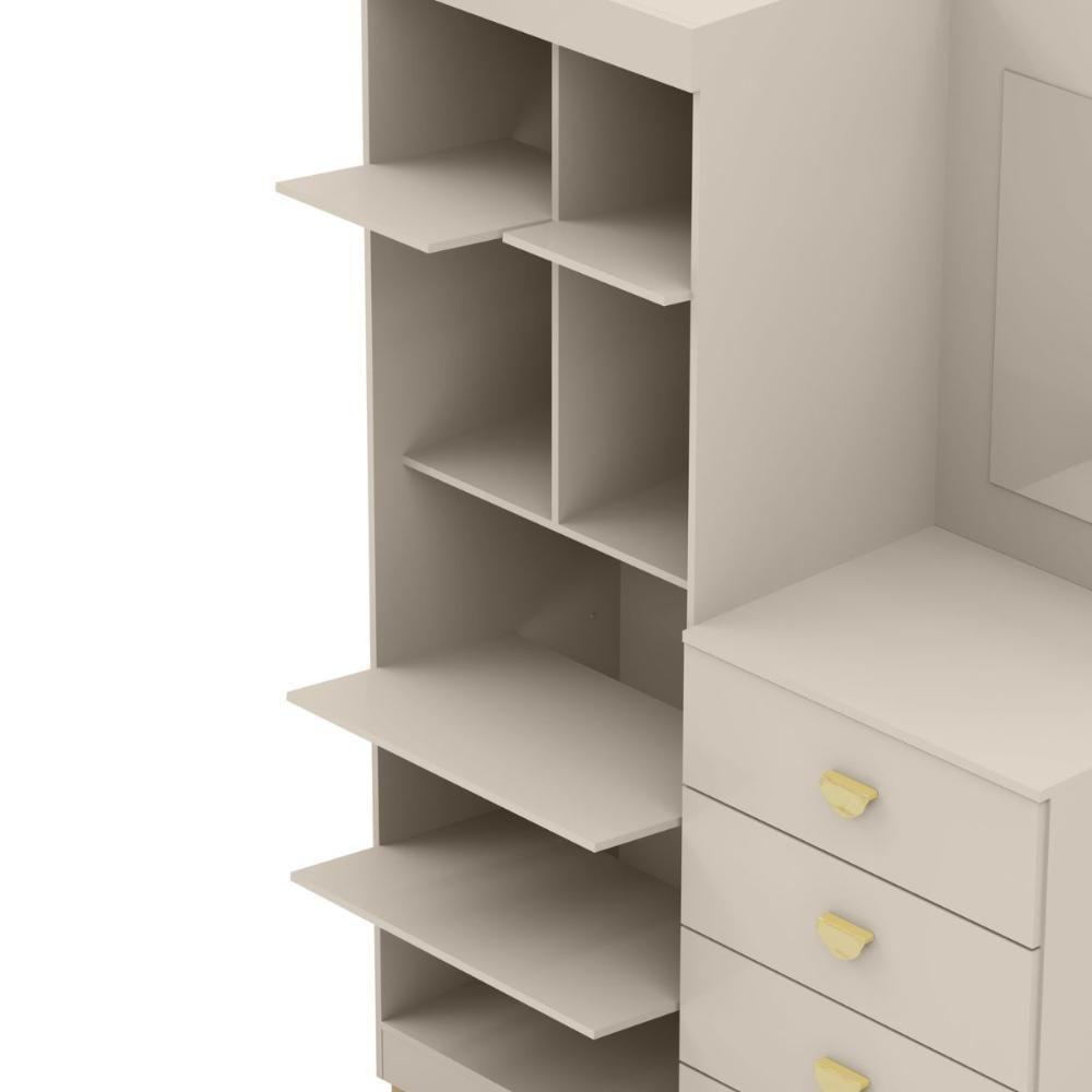 Cômoda Roupeiro 4 Gavetas Gerórgia Fendi - 3