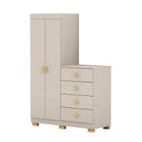 Cômoda Roupeiro 4 Gavetas Gerórgia Fendi - 2