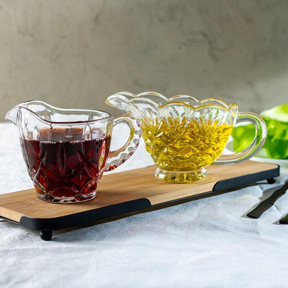 Bandeja Retangular De Bambu Com Moldura De Metal 30x10x2cm 7971 - Lyor - 2