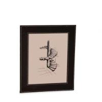 Porta-retrato Marrom Em Mdf Com Pu Para Fotos 20x25cm 15787 - Mart - 1