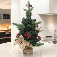Enfeite árvore De Natal Com Pinhas E Azevinhos 40cm Omg9464 - Master Decor