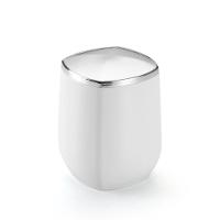 Porta Hastes Flexíveis E Algodão Branco Com Prata 1926 - Arthi - 1