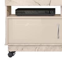Rack Bancada Artur Calacata Off White Para Tv Até 50 Madetec Calacata Off White - 3