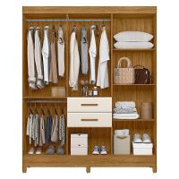 Guarda Roupa Solteiro Malta 7 Portas E 2 Gavetas Freijó Off White Moval - 3