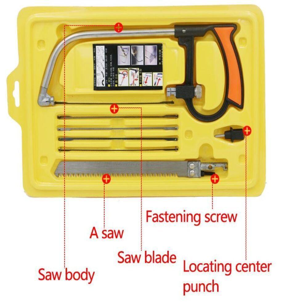 Serrote Varios Materiais Artesanato Em Casa, Pesca E Jardinagem Arco De Serra Mini Aluminio Madeira - 4