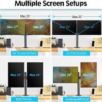 Suporte 2 Monitor Duplo Braco Articulado 10 A 32 Polegadas Mesa Giratorio Bancada Profissional