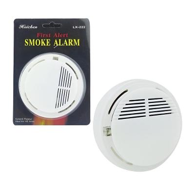 Detector De Fumaca Sensor De Incendio Alarme Sonoro Residencial Industrial Fogo Sem Fio Visual Sonoro