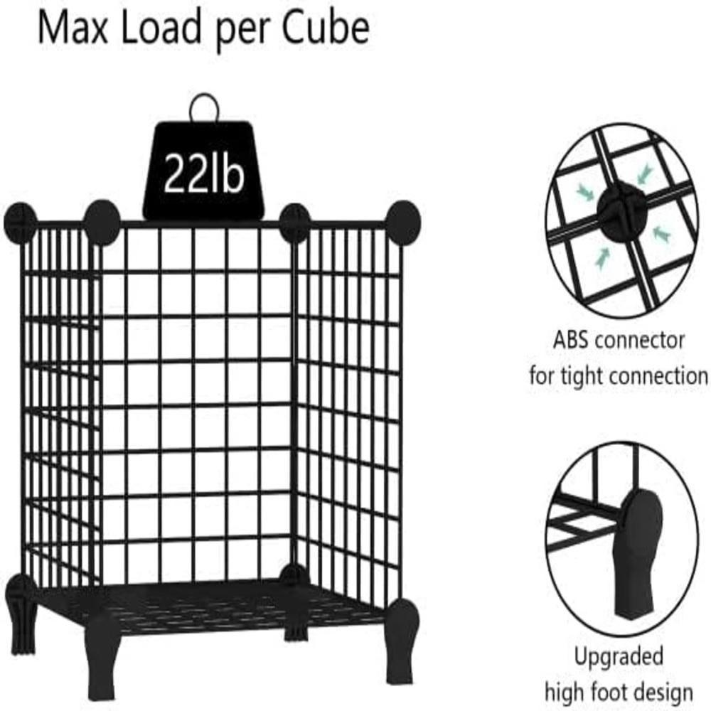 Estante Modular 8 Prateleiras Organizador Brinquedos Livros Armario Vitrine Balcao 6 Nichos Multiuso - 7