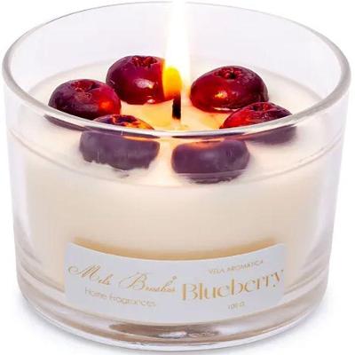 Vela Aromática Perfumada Mels Brushes 100g Blueberry