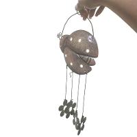 Sino Dos Ventos Joaninha Flores Kit 2 Unidades Jardim Varanda Quintal Enfeite Som Suave Relaxante Decoraçao - 5