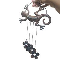 Sino Dos Ventos Lagartixa Flores Decoraçao Janela Varanda Quintal Jardim Enfeite Ambiente Externo - 4