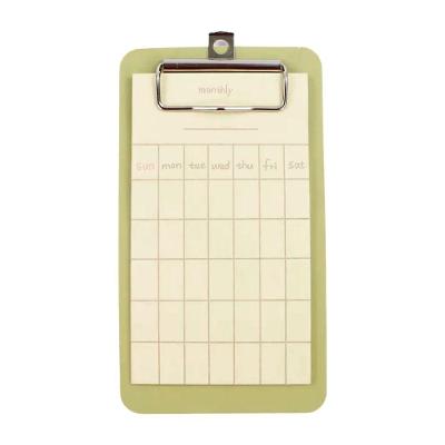 Bloco De Notas Mensal 30 Folhas 8,5 X 15cm Uniso Verde