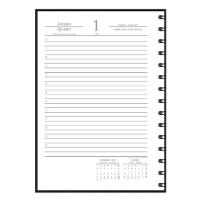 Agenda Diária Espiral Cristal 2025 13,8 X 20cm Redoma Preto - 3