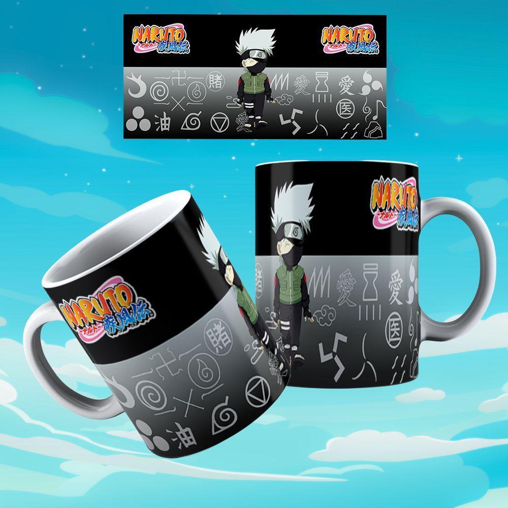 Caneca De Porcelana 325ml Animes Decorada Naruto 2 - 1