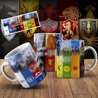 Caneca De Porcelana 325ml Game Of Thrones Decorada Game Of Thrones 7 - 1