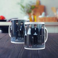 Caneca De Porcelana 325ml Bts Decorada Bts 7 - 1