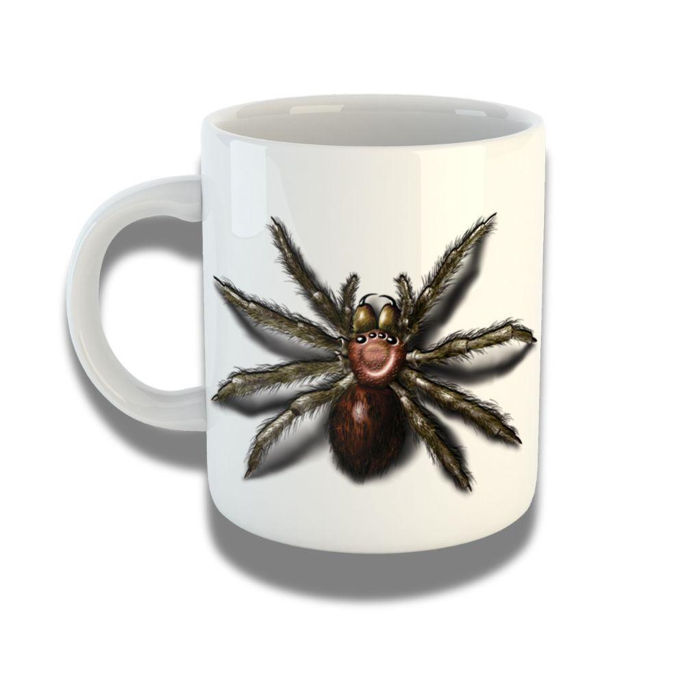 Caneca De Porcelana 325ml Com Design 3d Exclusivo Aranha - 1