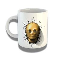 Caneca De Porcelana 325ml Com Design 3d Exclusivo Star Wars 4 - 1