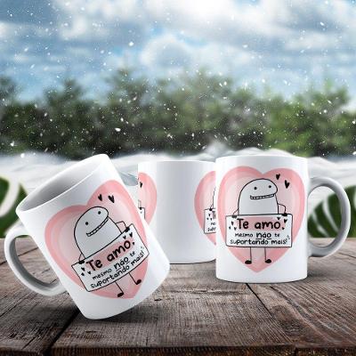 Caneca De Porcelana 325ml Flork Amizade Flork Amizade 6