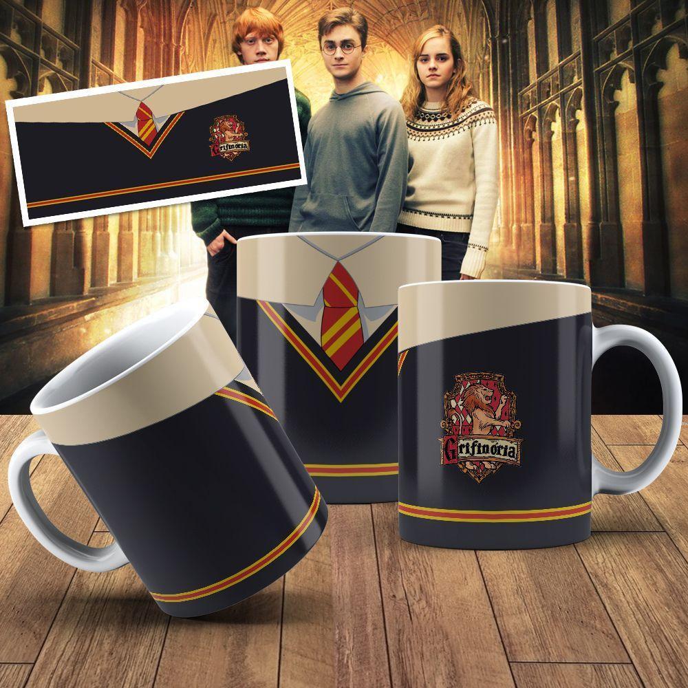 Caneca De Porcelana 325ml Harry Potter Decorada Harry Potter 11 - 1