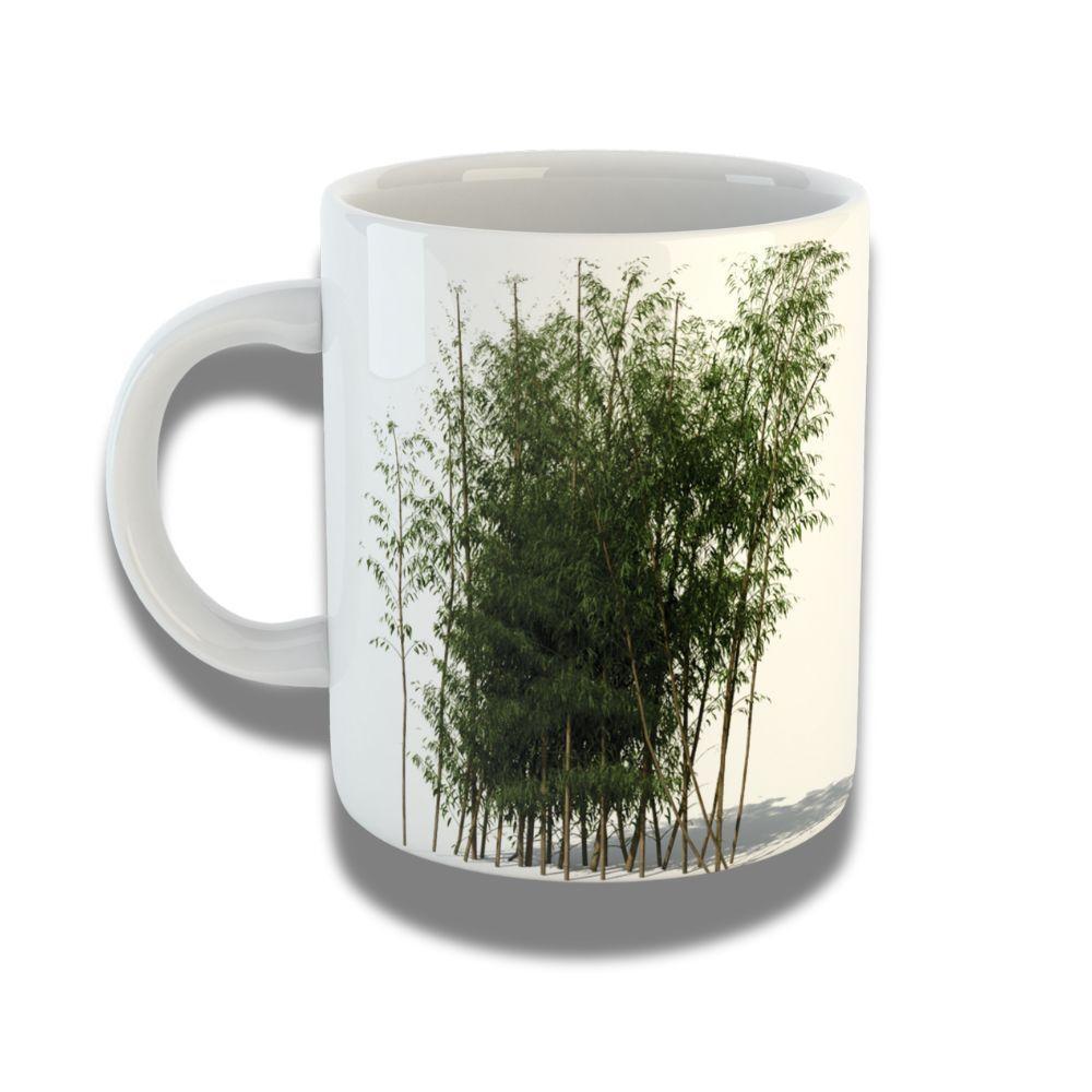 Caneca De Porcelana 325ml Com Design 3d Exclusivo árvore - 1