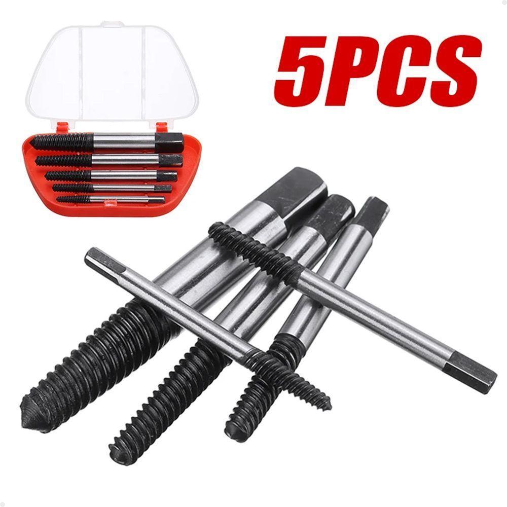 Chave Extrator Tira Parafuso Quebrado Espanado 3 A 18mm Jogo Com 5 Peças Lorben - 1