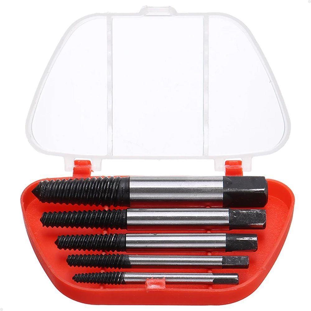 Chave Extrator Tira Parafuso Quebrado Espanado 3 A 18mm Jogo Com 5 Peças Lorben - 5