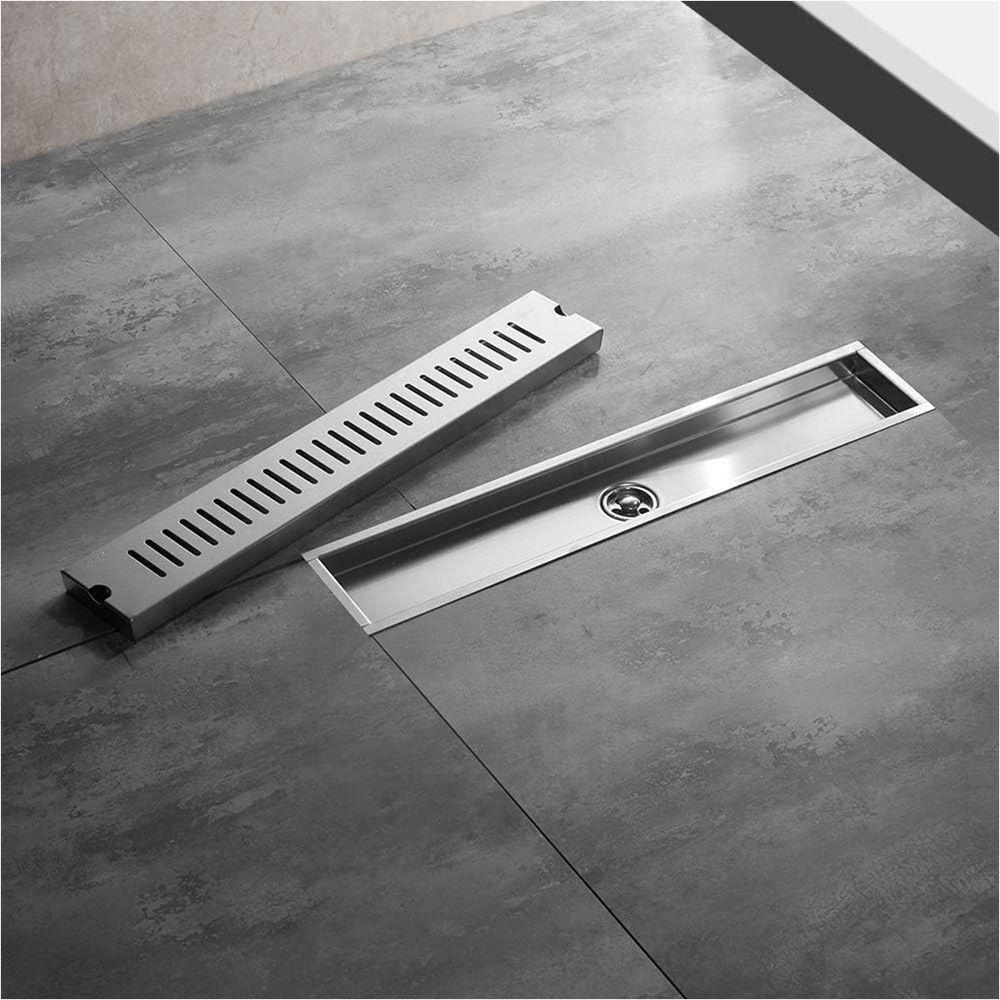 Ralo Linear Inox 50cm Anti Odor Anti Inseto Banheiro Area Externa Lavabo Higienico Quintal Seguro Resistente - 9