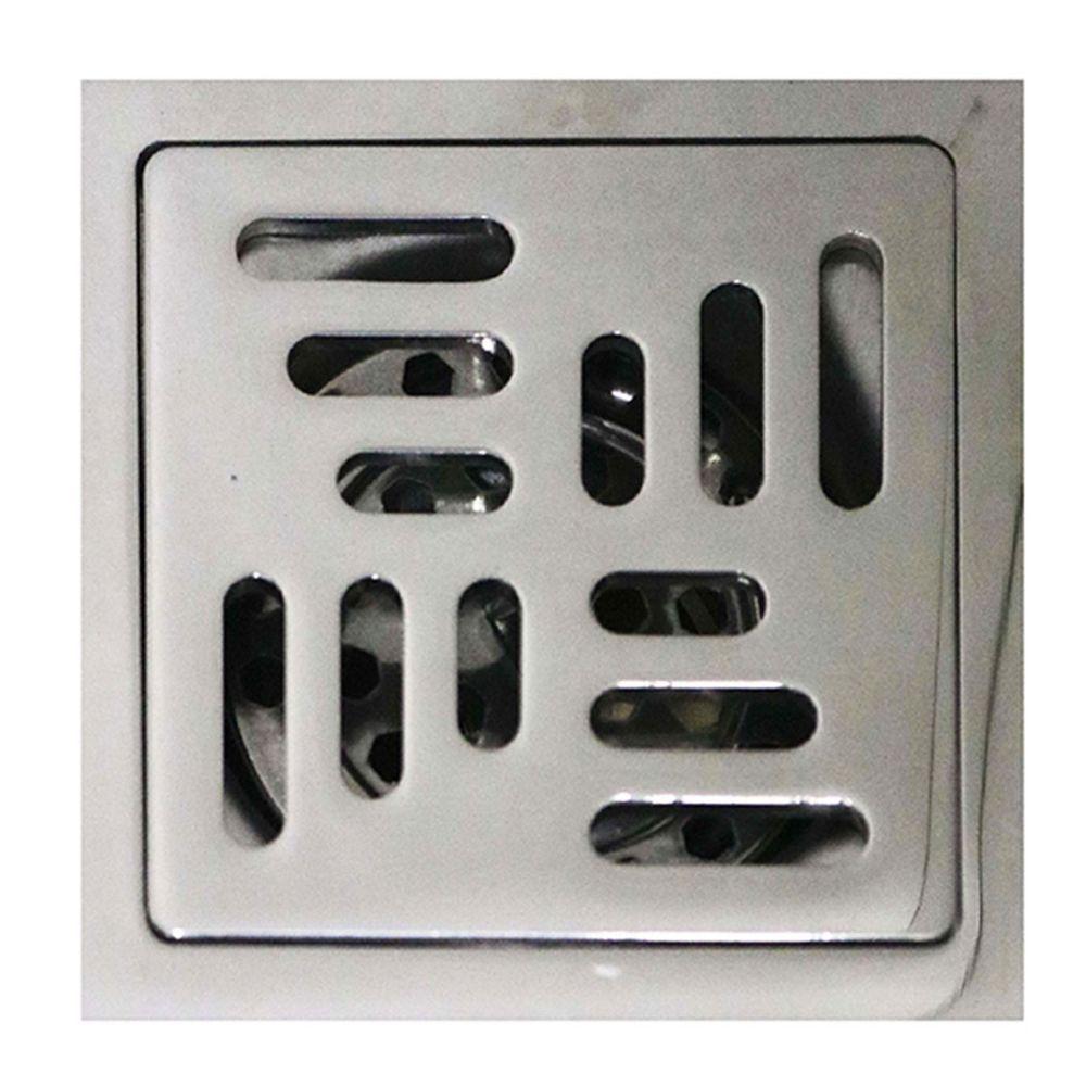 Ralo Inox 10x10 Anti Odor Anti Inseto Banheiro Lavabo Casa Cozinha Lavanderia Jardim Quintal Higienico Seguro Resistente - 3