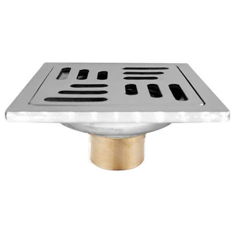 Ralo Inox 10x10 Anti Odor Anti Inseto Banheiro Lavabo Casa Cozinha Lavanderia Jardim Quintal Higienico Seguro Resistente - 4