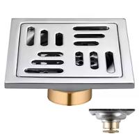 Ralo Inox 10x10 Anti Odor Anti Inseto Banheiro Lavabo Casa Cozinha Lavanderia Jardim Quintal Higienico Seguro Resistente - 1