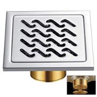 Ralo Inox 10x10 Banheiro Lavabo Anti Odor Anti Inseto Anti Corrosao Casa Cozinha Lavandeira Resistente Seguro Higienico - 1