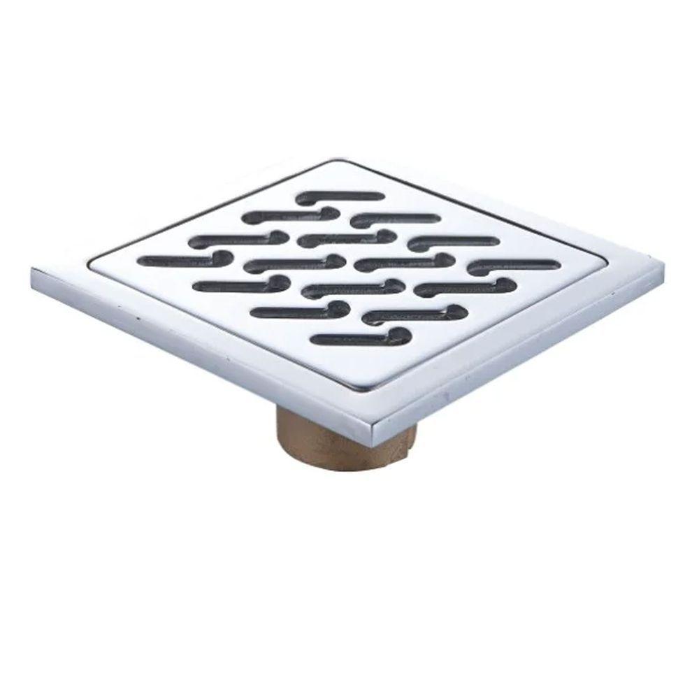 Ralo 10x10 Aço Inox Banheiro Lavabo Anti Odor Anti Inseto Resistente Higienico Seguro Anti Corrosao - 4