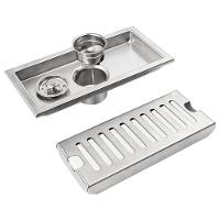 Ralo Linear Aço Inox 50cm Anti Odor Anti Inseto Banheiro Area Externa Lavabo Quintal Seguro Higienico Resistente - 9