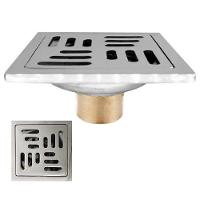 Ralo 10x10 Inox Banheiro Anti Odor Anti Inseto Lavabo Cozinha Rapido Escoamento Resistente - 1