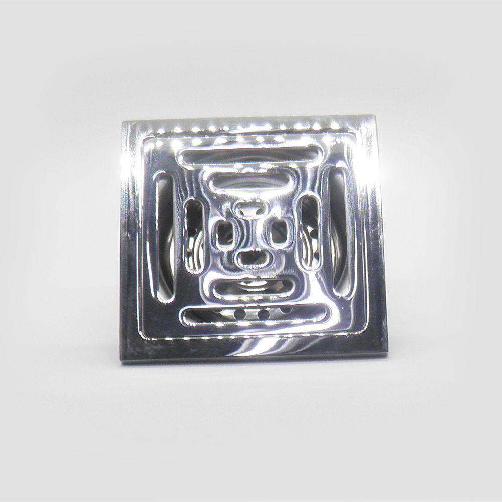 Ralo Inteligente 10x10 Anti Odor Insetos Aço Inox Banheiro Casa - 6