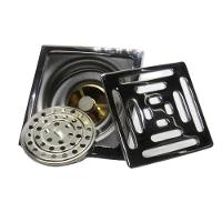 Ralo Inteligente 10x10 Anti Odor Insetos Aço Inox Banheiro Casa - 1